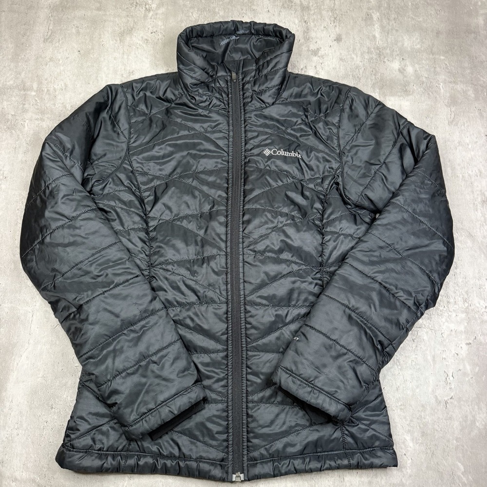 Columbia Omni-Heat Heavenly Quilted Puffer Jacket Women's Size XS Black